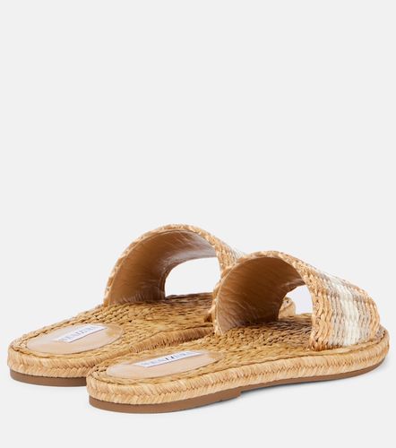 Aquazzura Playa raffia slides - Aquazzura - Modalova
