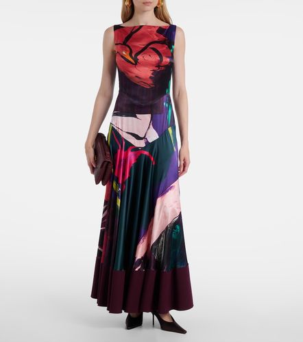 Munir printed silk satin gown - Roksanda - Modalova