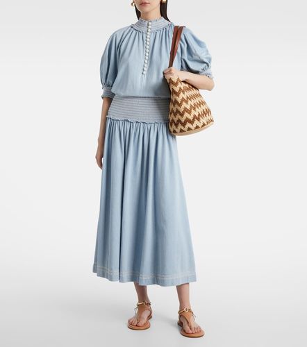 Gonna midi Ascension in denim - Zimmermann - Modalova