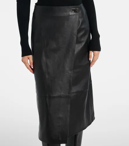 Yves Salomon Leather midi skirt - Yves Salomon - Modalova