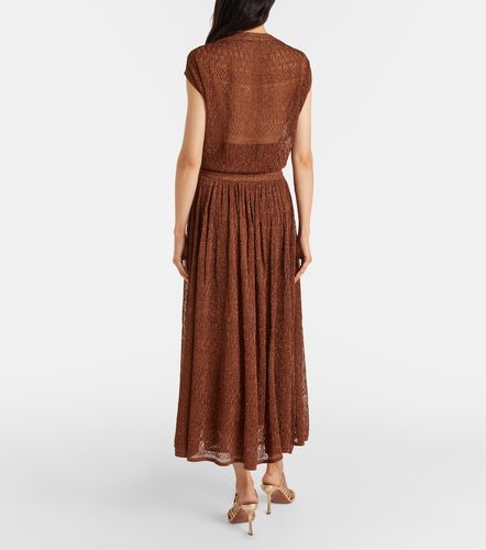 Falda midi Awaken de encaje de lamé - Zimmermann - Modalova