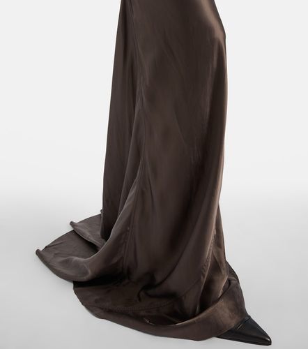 Rick Owens Falda larga de satén - Rick Owens - Modalova