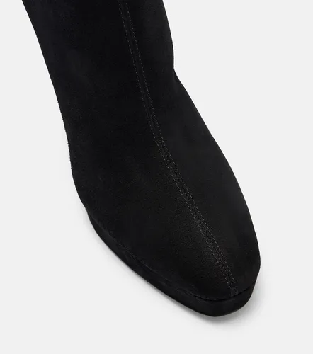 Martine 110 suede platform ankle boots - Aquazzura - Modalova