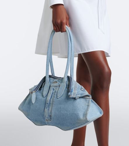 Manta Medium denim shoulder bag - McQueen - Modalova