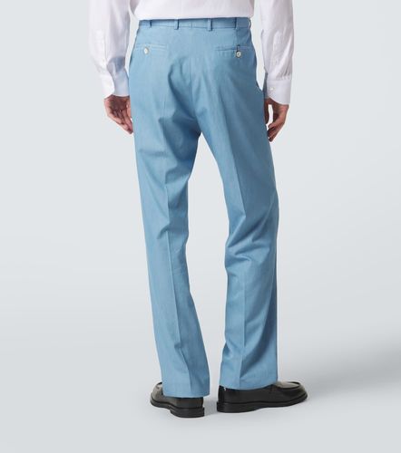 Pantalones de traje rectos de algodón - Dunhill - Modalova