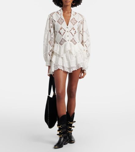Shorts Neis in cotone e seta con ricamo - Isabel Marant - Modalova