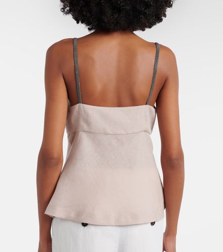 Brunello Cucinelli Monili linen top - Brunello Cucinelli - Modalova