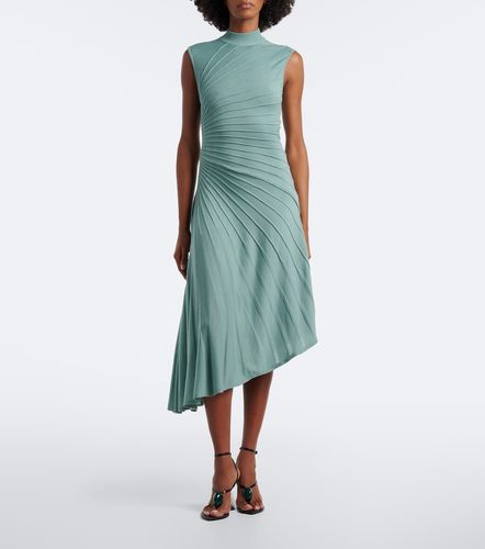 Alaïa Midikleid Ray aus Schurwolle - Alaia - Modalova