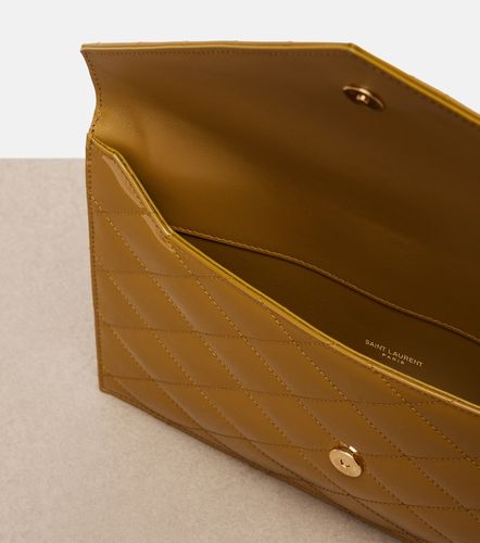 Pouch Paris de charol acolchado - Saint Laurent - Modalova