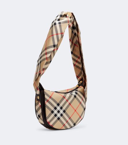 Borsa a spalla Check in seta - Burberry - Modalova