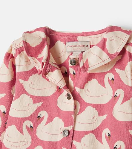Konges Sløjd Chaqueta Magot de denim estampada con volantes - Konges Slojd - Modalova