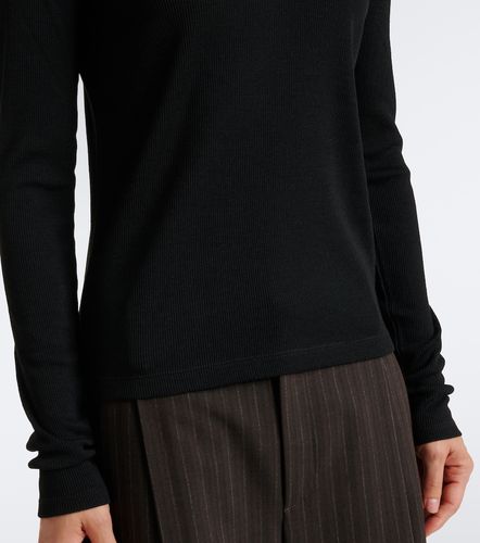 Vince Top aus Rippstrick mit Spitze - Vince - Modalova