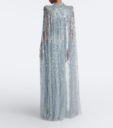 Opera embellished caped gown - Jenny Packham - Modalova