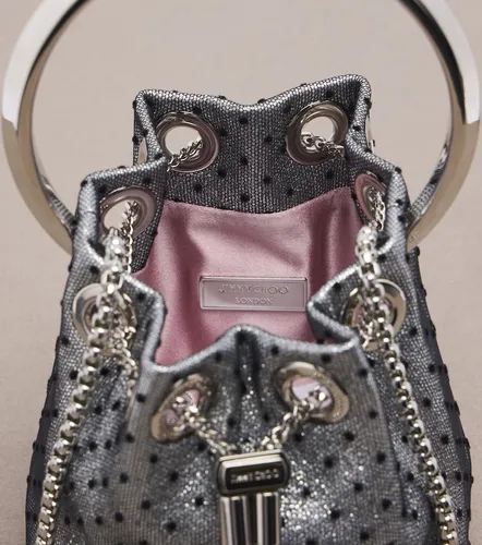 Bon Bon Micro polka-dot bucket bag - Jimmy Choo - Modalova
