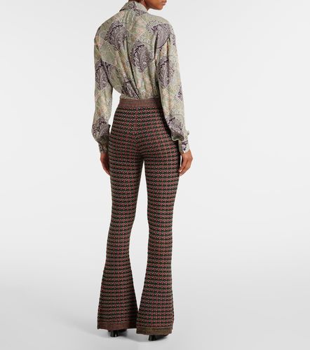 Embroidered high-rise flared pants - Etro - Modalova