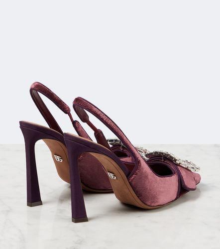 Pumps slingback in velluto - Dolce&Gabbana - Modalova