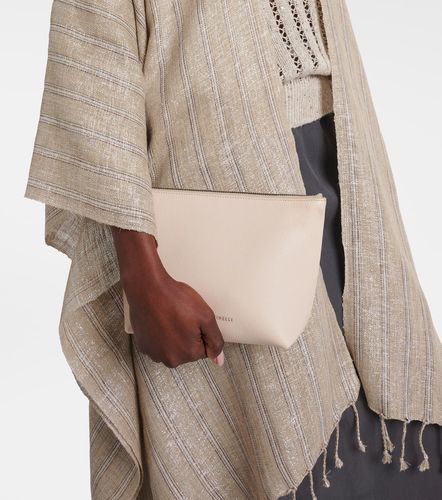 Small leather clutch - Brunello Cucinelli - Modalova