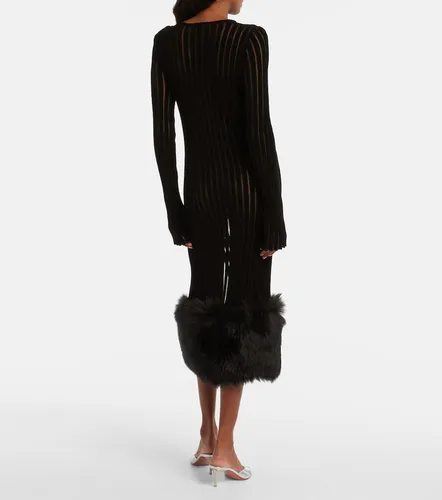 Blumarine Midikleid aus Samt - Blumarine - Modalova