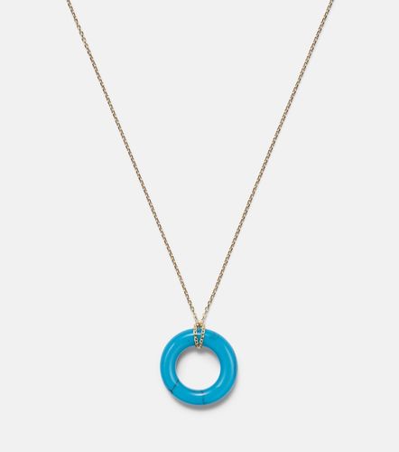 Collana in 14kt con turchese - Mateo - Modalova