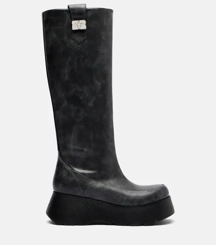 Ganni Kat platform knee-high boots - Ganni - Modalova