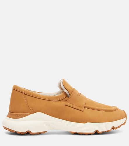 Shearling-lined suede sneakers - Tod's - Modalova