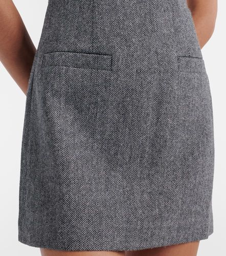 Herringbone wool-blend minidress - Self-Portrait - Modalova