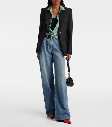 Versace Jeans anchos de tiro medio - Versace - Modalova