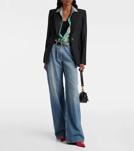Versace Mid-Rise Wide-Leg Jeans - Versace - Modalova