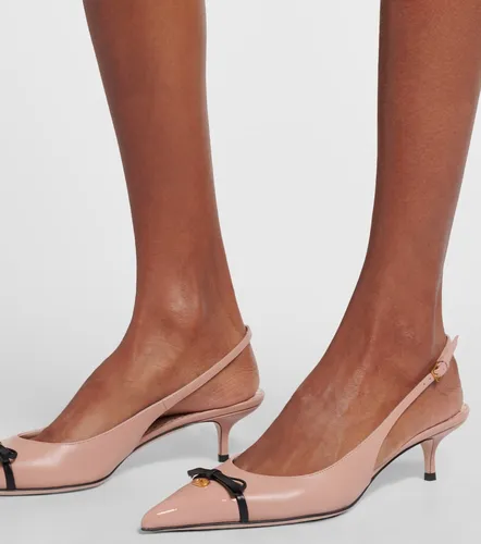 Bepointy 45 leather slingback pumps - Valentino Garavani - Modalova