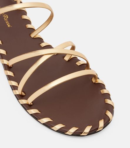 Sandali in pelle metallizzata - Gianvito Rossi - Modalova
