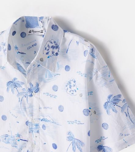 Camisa bowling Erian de algodón estampada - Bonpoint - Modalova