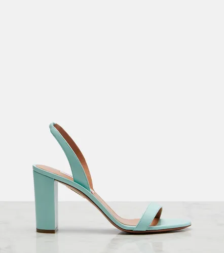 Aquazzura Leather slingback sandals - Aquazzura - Modalova