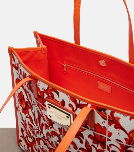 Shopping Large printed canvas shopper - Dolce&Gabbana - Modalova