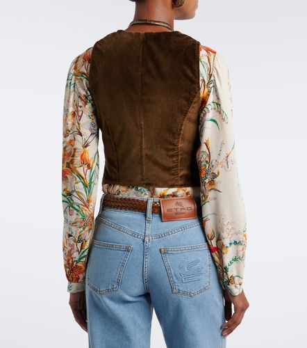Chaleco de terciopelo de algodón - Etro - Modalova