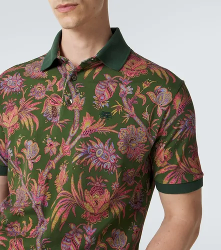 Polo de piqué de algodón floral - Etro - Modalova