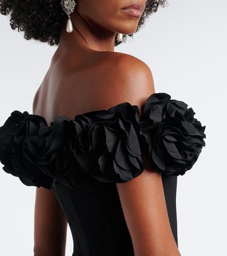 Abito lungo Odetta in crêpe off-shoulder - Rebecca Vallance - Modalova