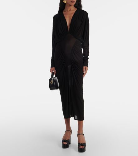 Bianca 125 leather platform sandals - Saint Laurent - Modalova
