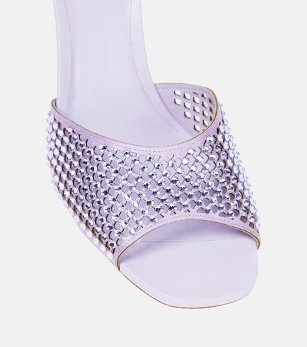 Embellished leather mules - Rene Caovilla - Modalova