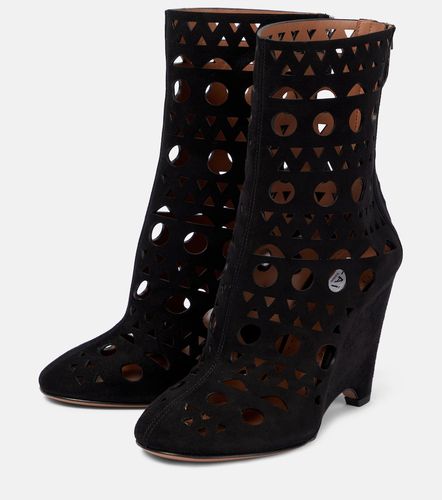 Alaïa Botines con cuña Vienne de ante - Alaia - Modalova