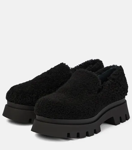 Shearling platform loafers - Dorothee Schumacher - Modalova