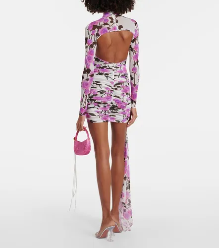 David Koma Floral ruched minidress - David Koma - Modalova