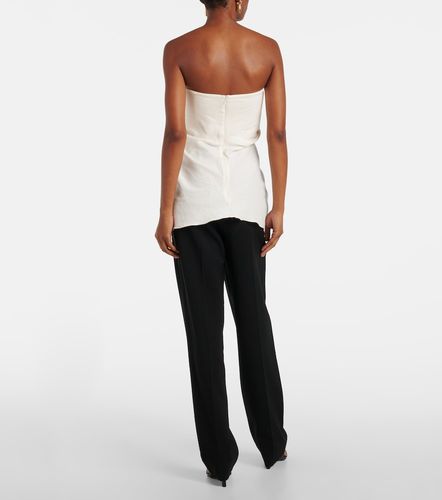 Tuiren draped linen and cotton-blend top - Tove - Modalova