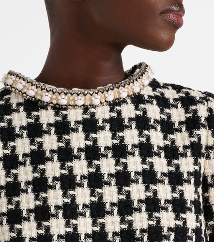 Embellished tweed minidress - Valentino - Modalova