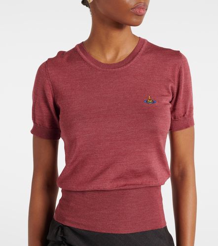 Top Bea in lana e seta con logo - Vivienne Westwood - Modalova