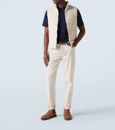 Logo cotton jersey T-shirt - Brunello Cucinelli - Modalova