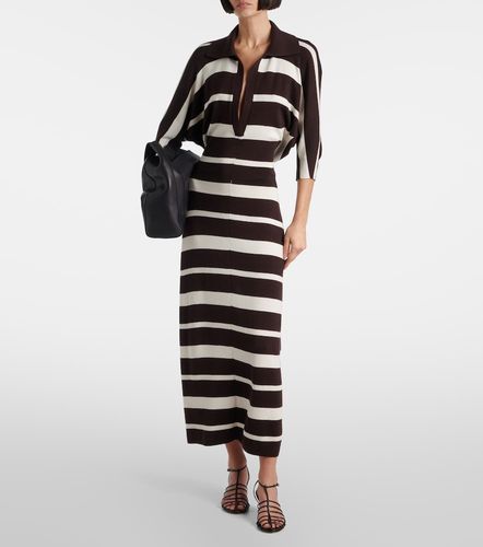 Abito lungo Solana in lana e seta a righe - Proenza Schouler - Modalova