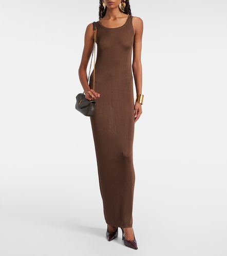 Maxikleid aus Rippstrick - Saint Laurent - Modalova