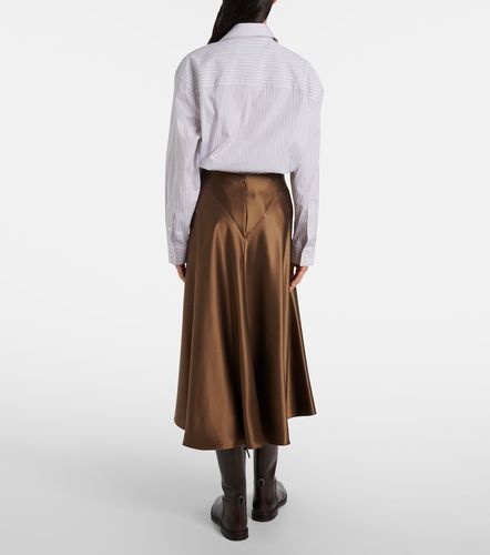 Falda midi Ames de satén de seda - Altuzarra - Modalova