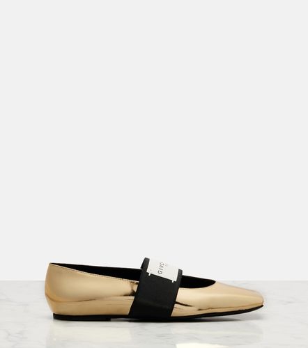 Sliced Square leather ballet flats - Givenchy - Modalova