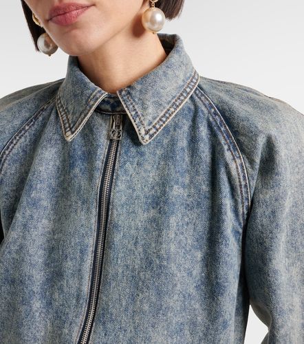 Giacca blouson in denim - Magda Butrym - Modalova